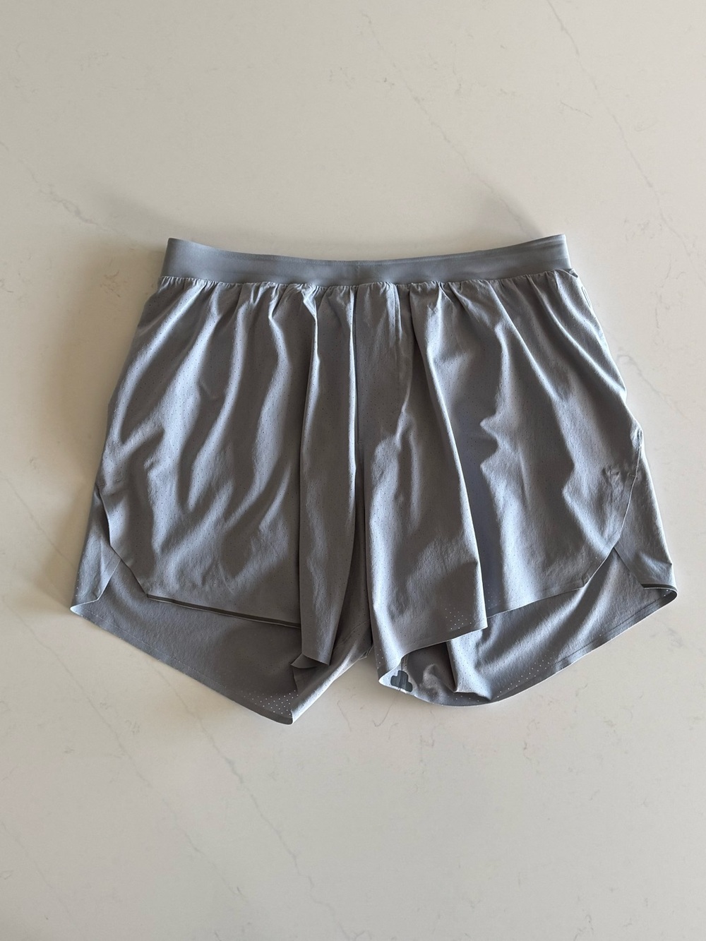 lululemon fast & free 6” grey